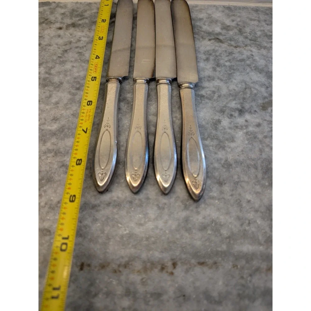 Lot Of‎ Four Vintage Community Plate Flatware Stainless Steel Knives